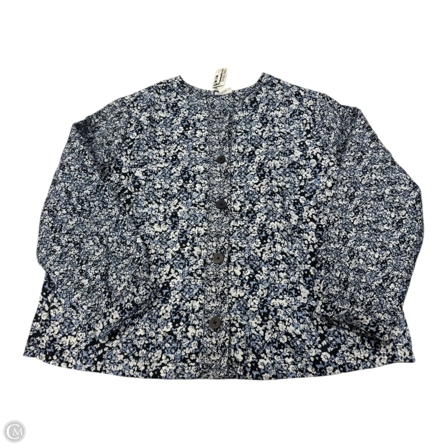 Jacket Puffer & Quilted By J. Jill In Floral Print, Size: Xl