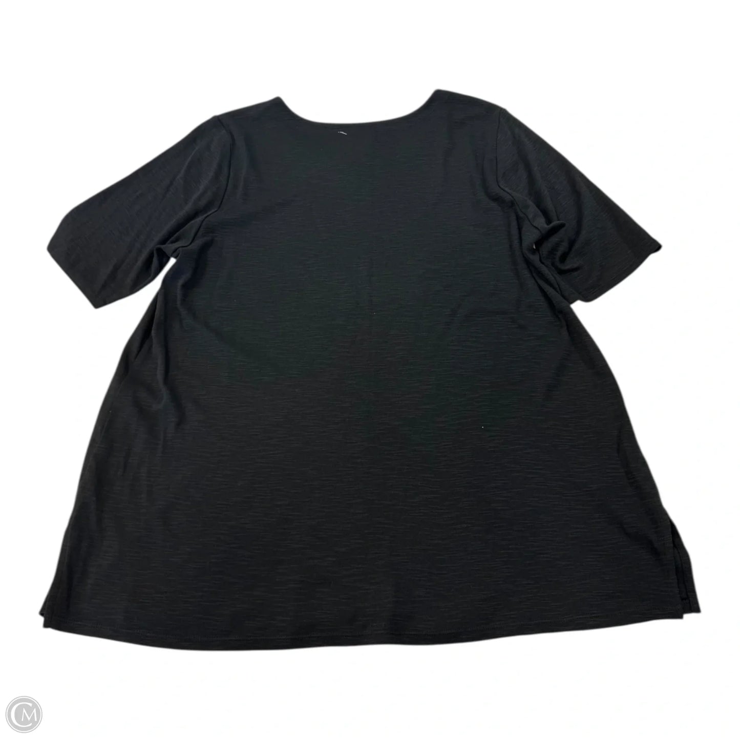 Top Short Sleeve Basic By J. Jill In Black, Size: L