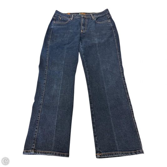 Jeans Straight By Aura In Blue Denim, Size: 14p