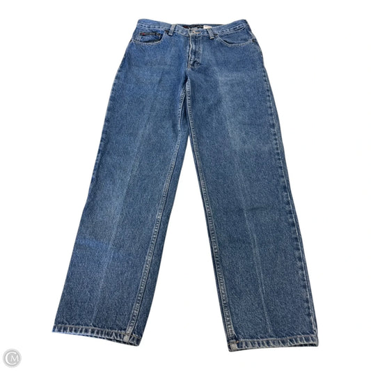 Jeans Straight By Dkny In Blue Denim, Size: 14