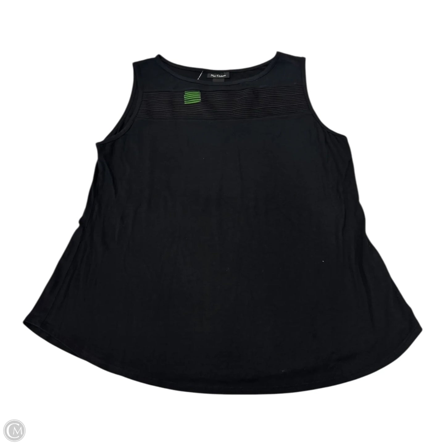Top Sleeveless By Nue Options In Black, Size: Xl