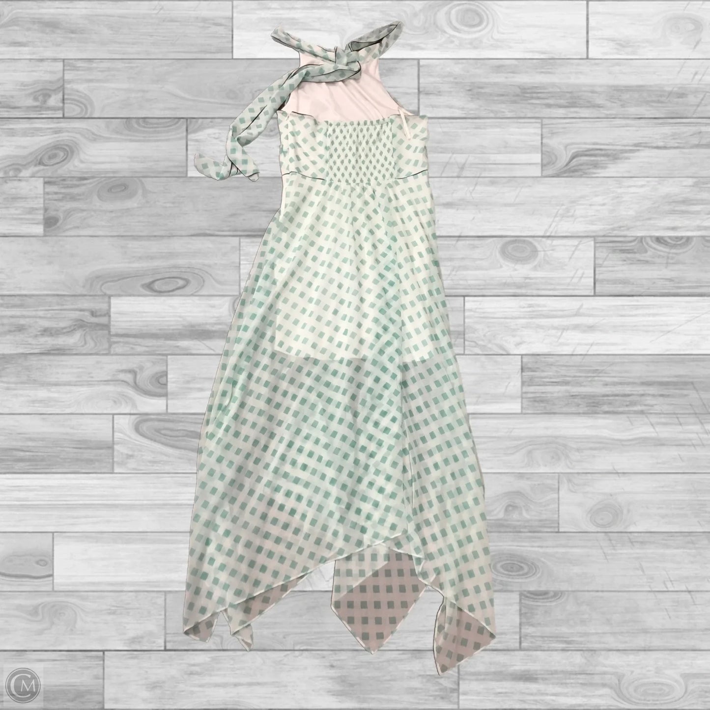 Dress Casual Short By White House Black Market In Green & White, Size: 10