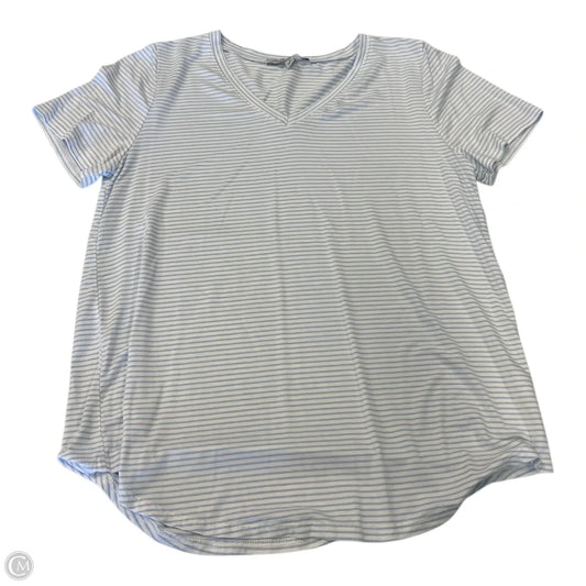 Top Short Sleeve By Green Envelope In Striped Pattern, Size: S