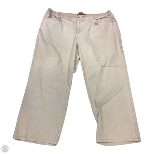 Pants Chinos & Khakis By Gloria Vanderbilt In Beige, Size: 22