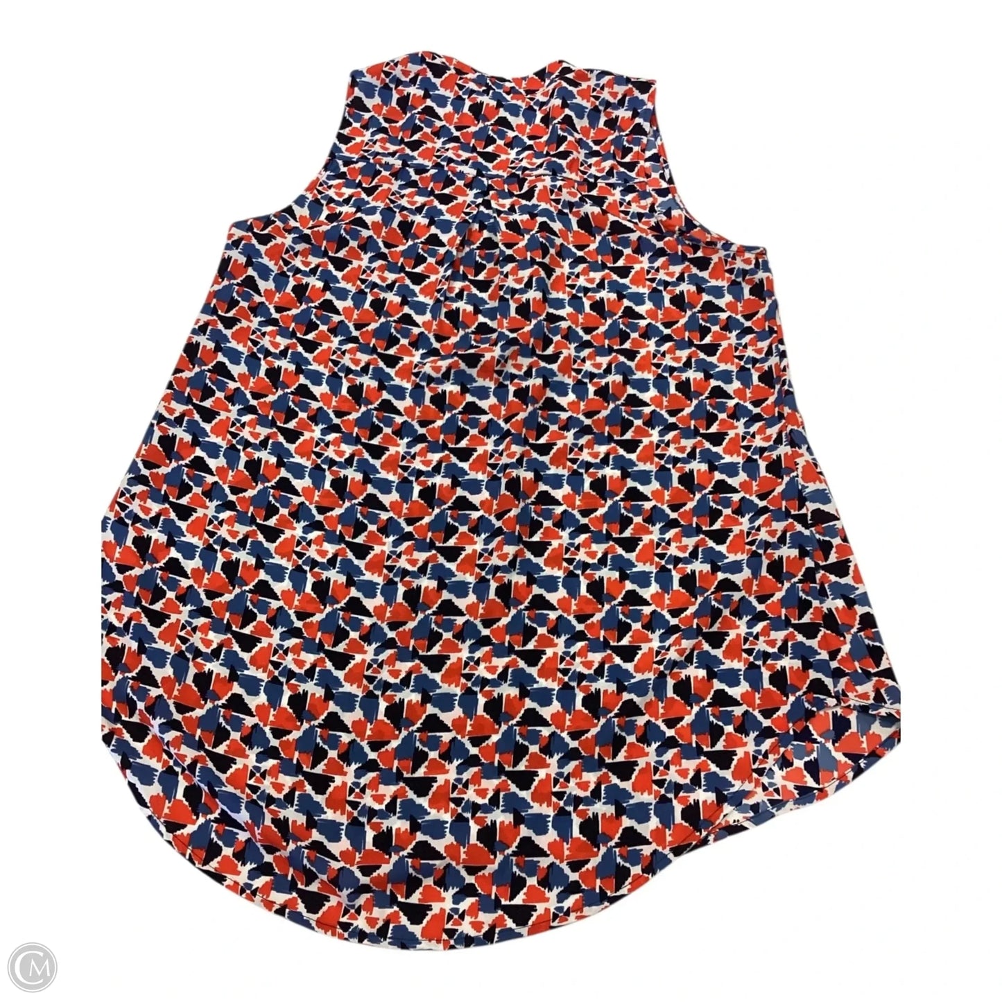 Top Sleeveless By Clothes Mentor In Blue & Red & White, Size: Xl