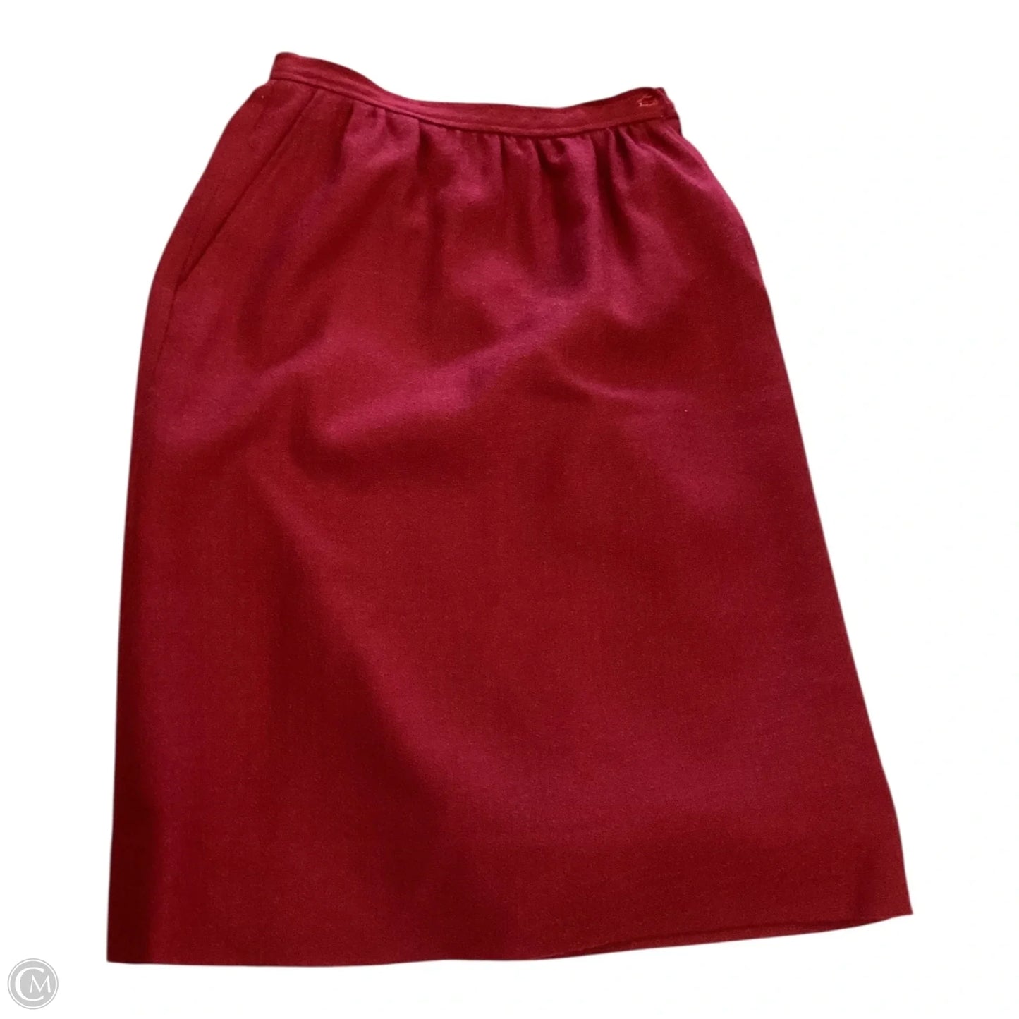 Skirt Midi By Evan-picone In Red, Size: 10