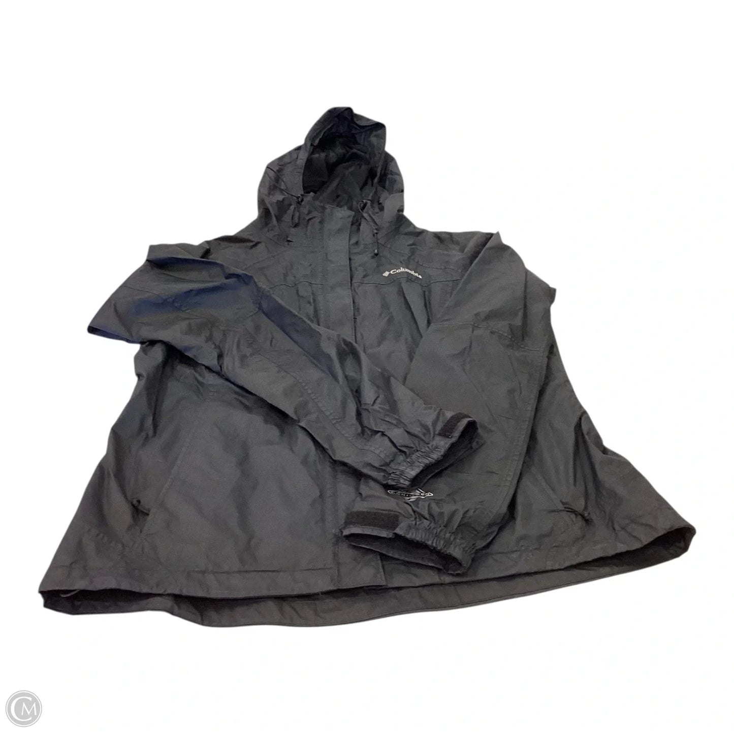 Jacket Windbreaker By Columbia In Black, Size: Xl