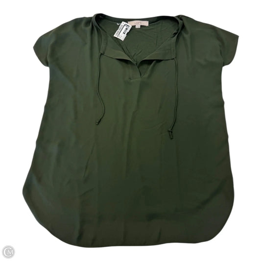Top Short Sleeve By Loft In Green, Size: M