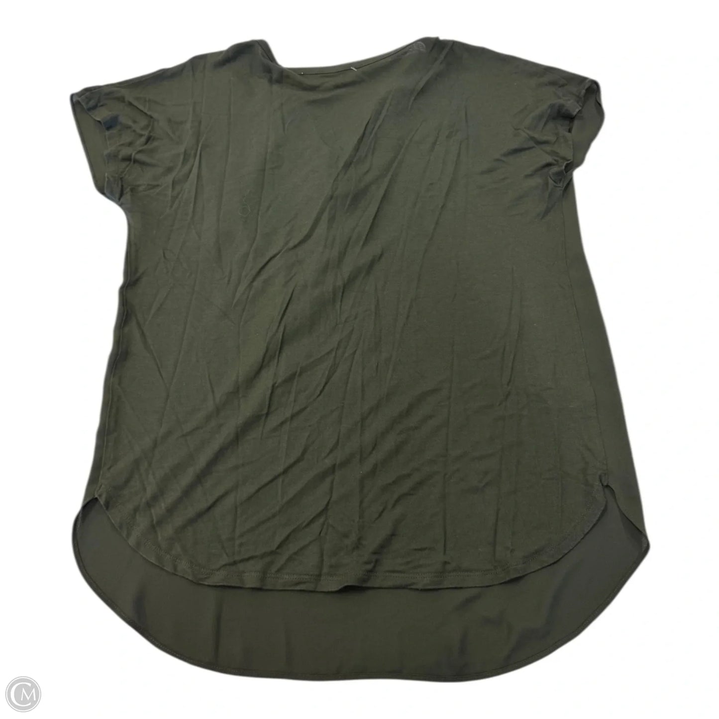 Top Short Sleeve By Loft In Green, Size: M