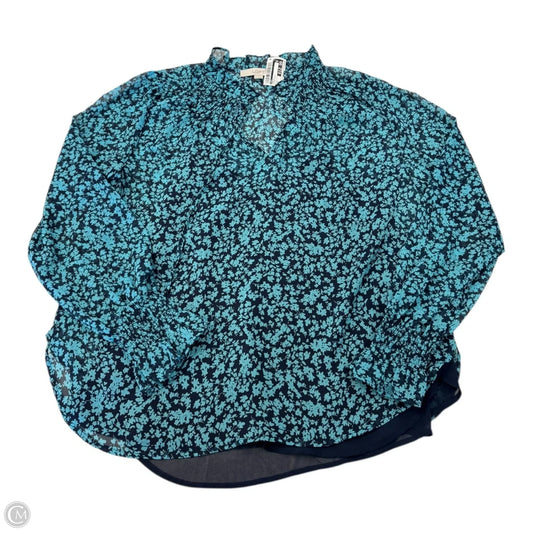 Top Long Sleeve By Loft In Floral Print, Size: S