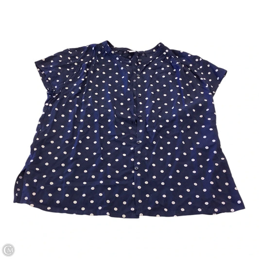 Top Short Sleeve By Old Navy In Polkadot Pattern, Size: S