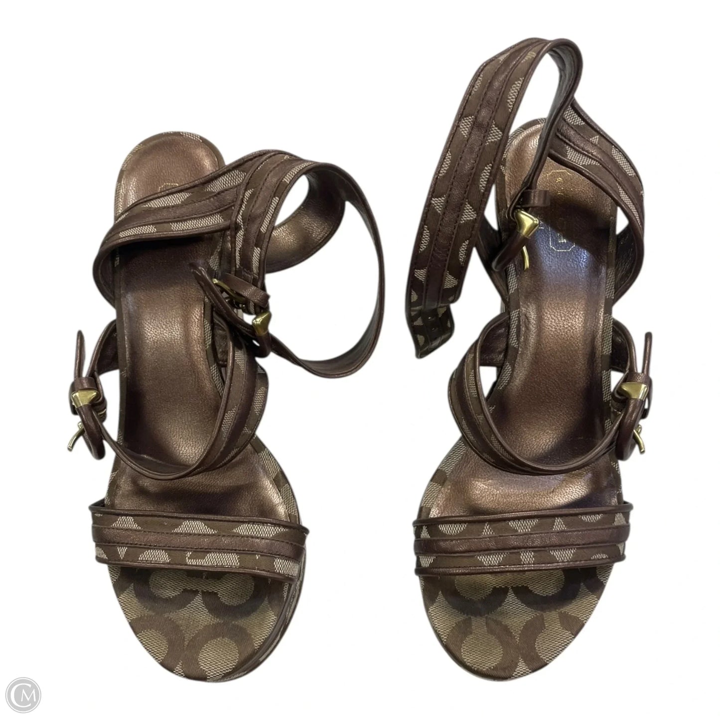 Shoes Designer By Coach In Brown, Size: 8.5