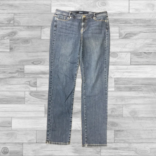 Jeans Straight By J. Jill In Blue Denim, Size: 10