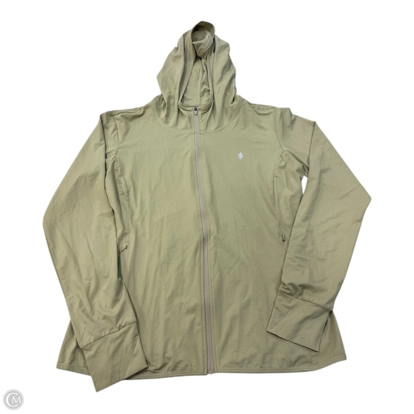 Athletic Jacket By Clothes Mentor In Green, Size: M