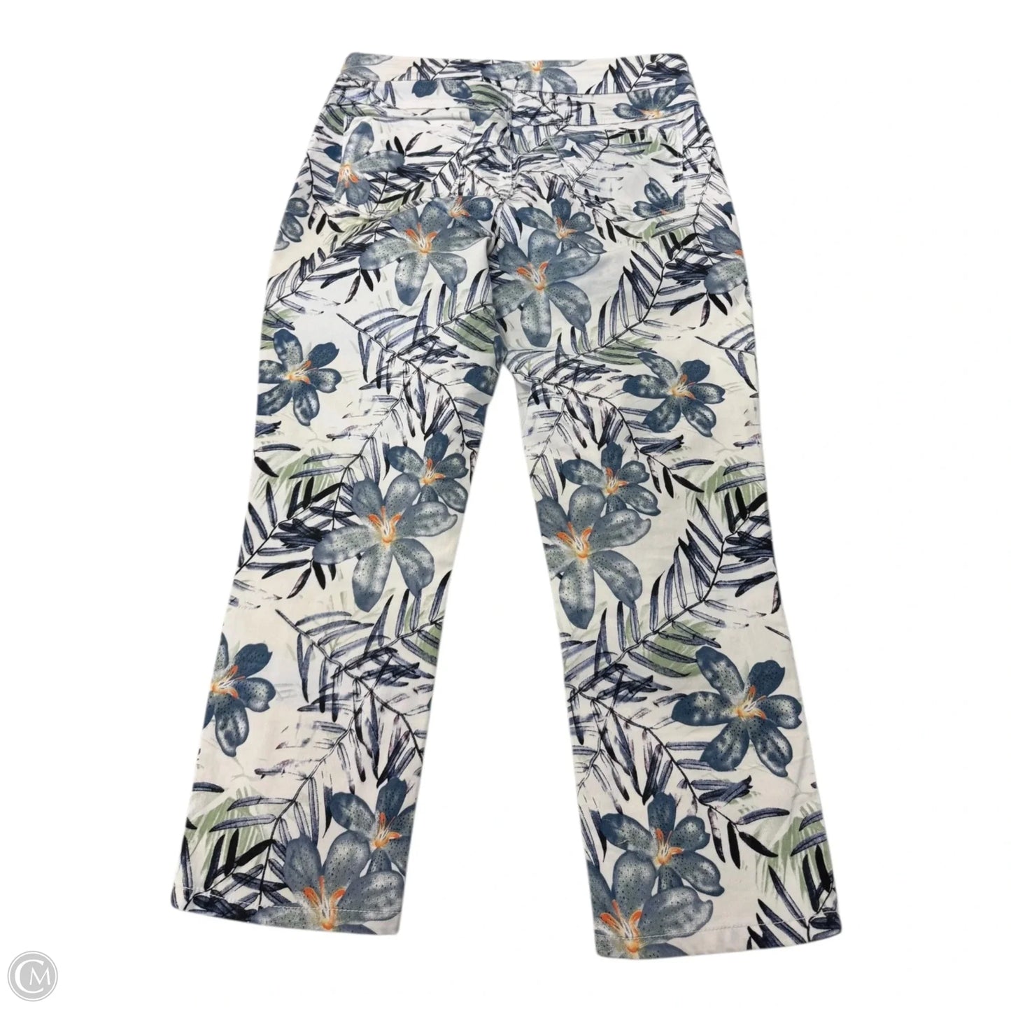 Capris By Tribal In Floral Print, Size: 10