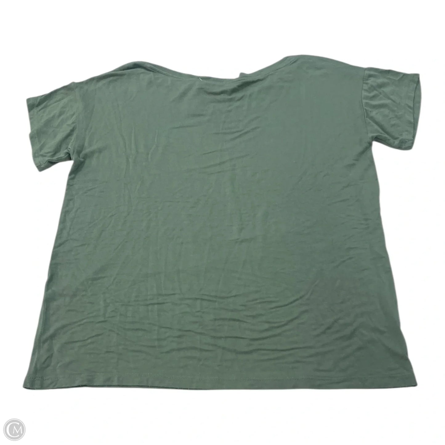 Top Short Sleeve By Loft In Green, Size: M