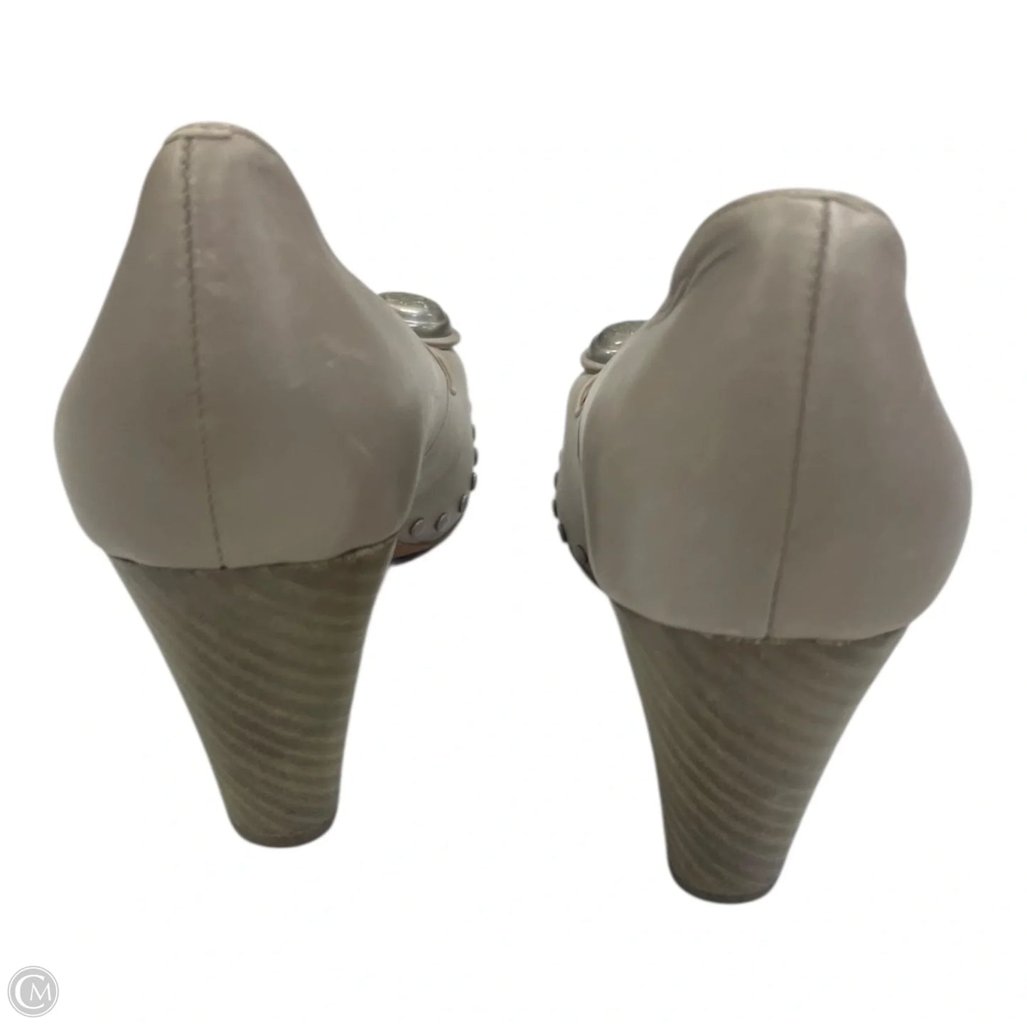 Shoes Designer By Coach In Beige, Size: 6