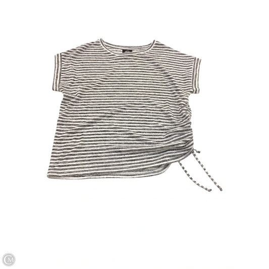 Top Short Sleeve By Bobeau In Striped Pattern, Size: S