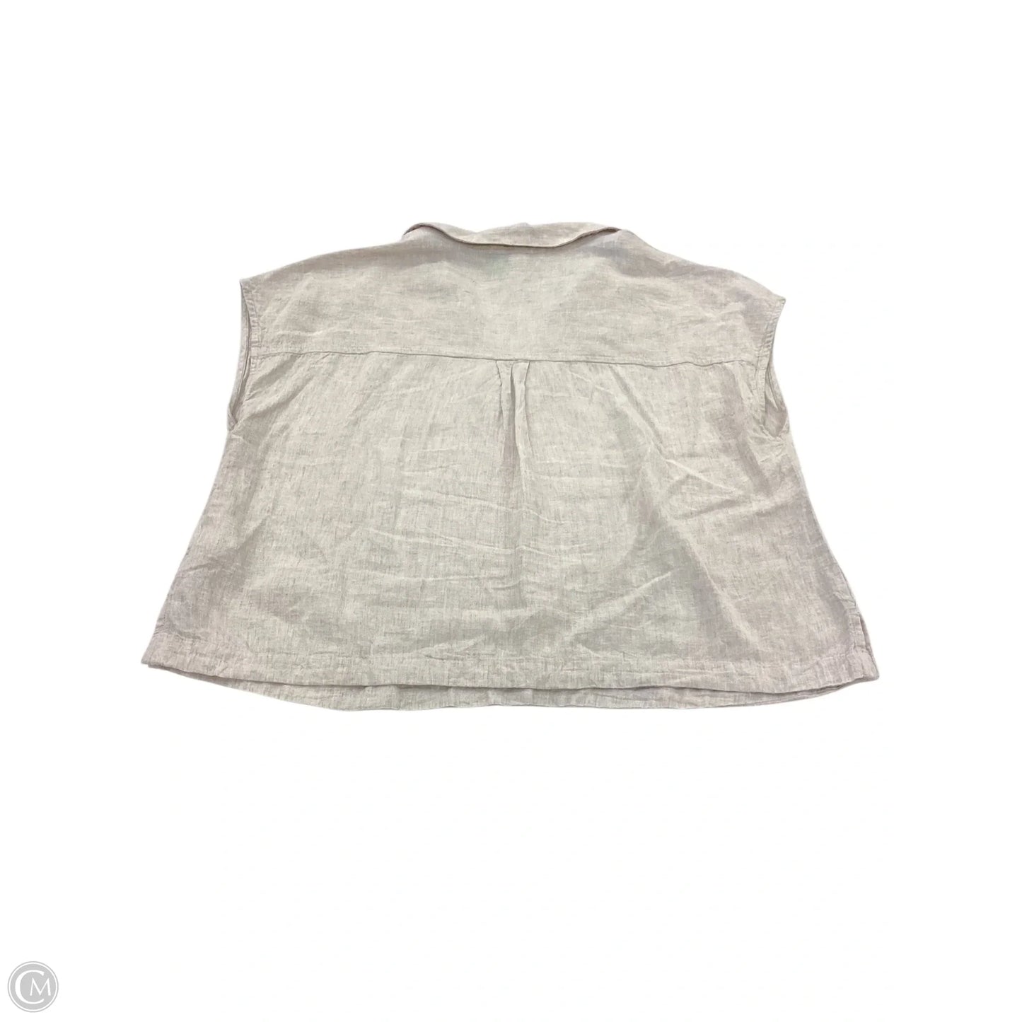 Top Short Sleeve By Old Navy In Beige, Size: S