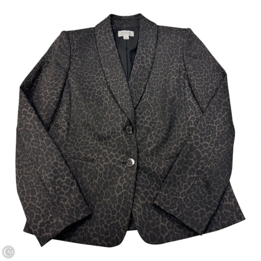 Blazer By Tahari By Arthur Levine In Animal Print, Size: 6