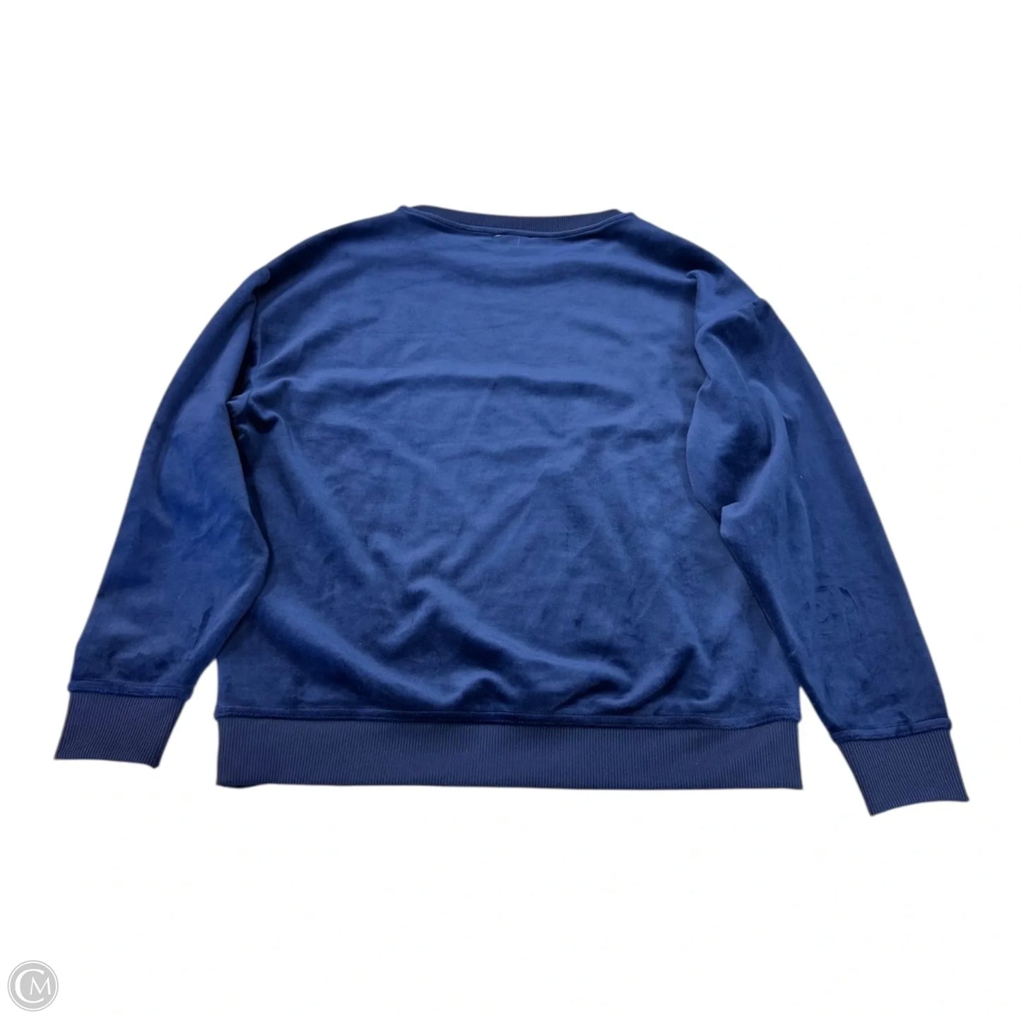 Sweatshirt Crewneck By Nicole By Nicole Miller In Blue, Size: S