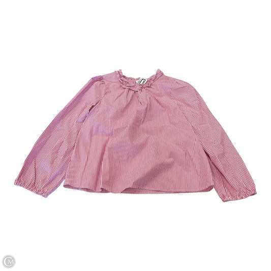 Top Long Sleeve By J. Crew In Striped Pattern, Size: M