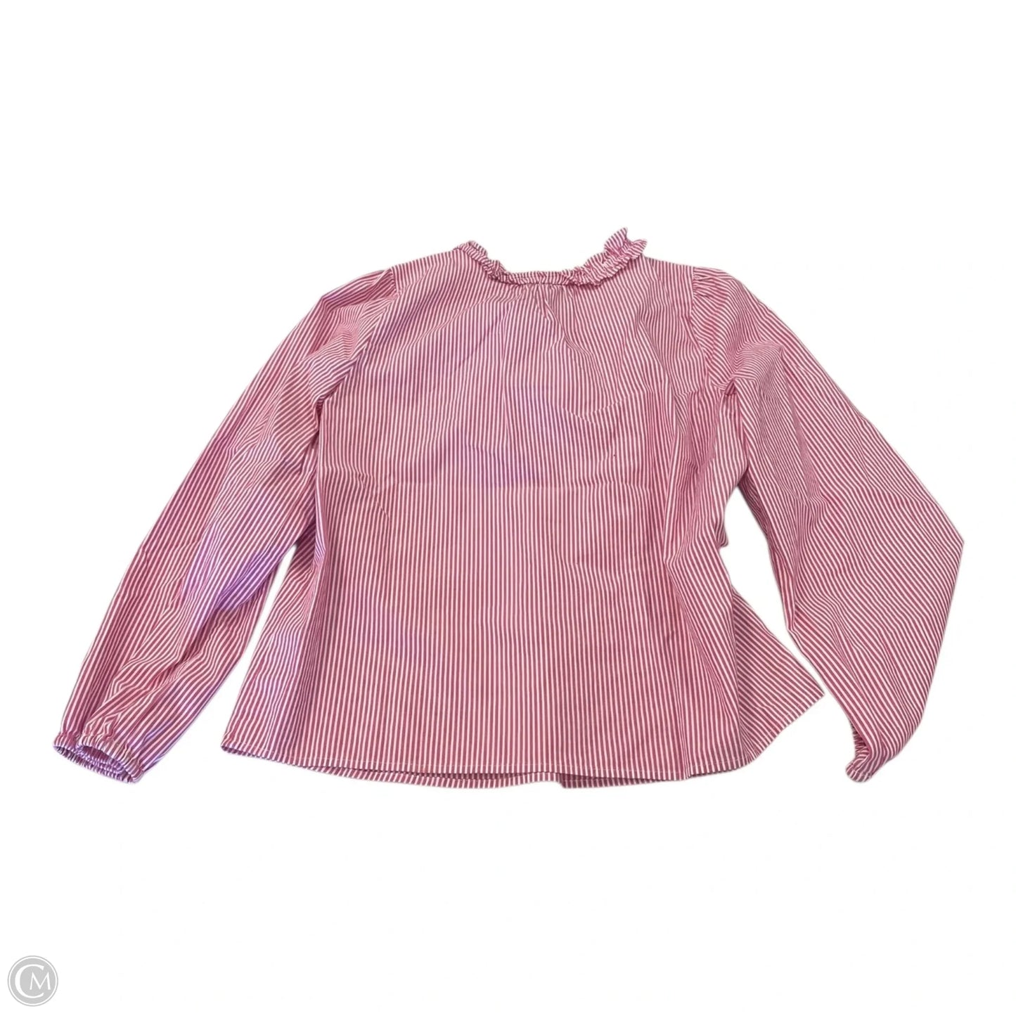 Top Long Sleeve By J. Crew In Striped Pattern, Size: M