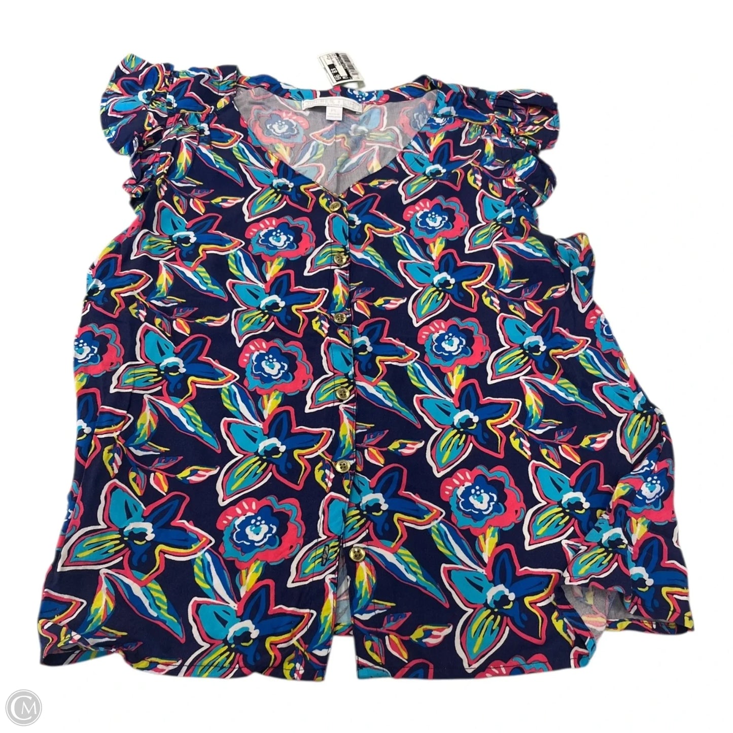 Top Sleeveless By Clothes Mentor In Multi-colored, Size: Lp