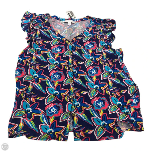 Top Sleeveless By Clothes Mentor In Multi-colored, Size: Lp