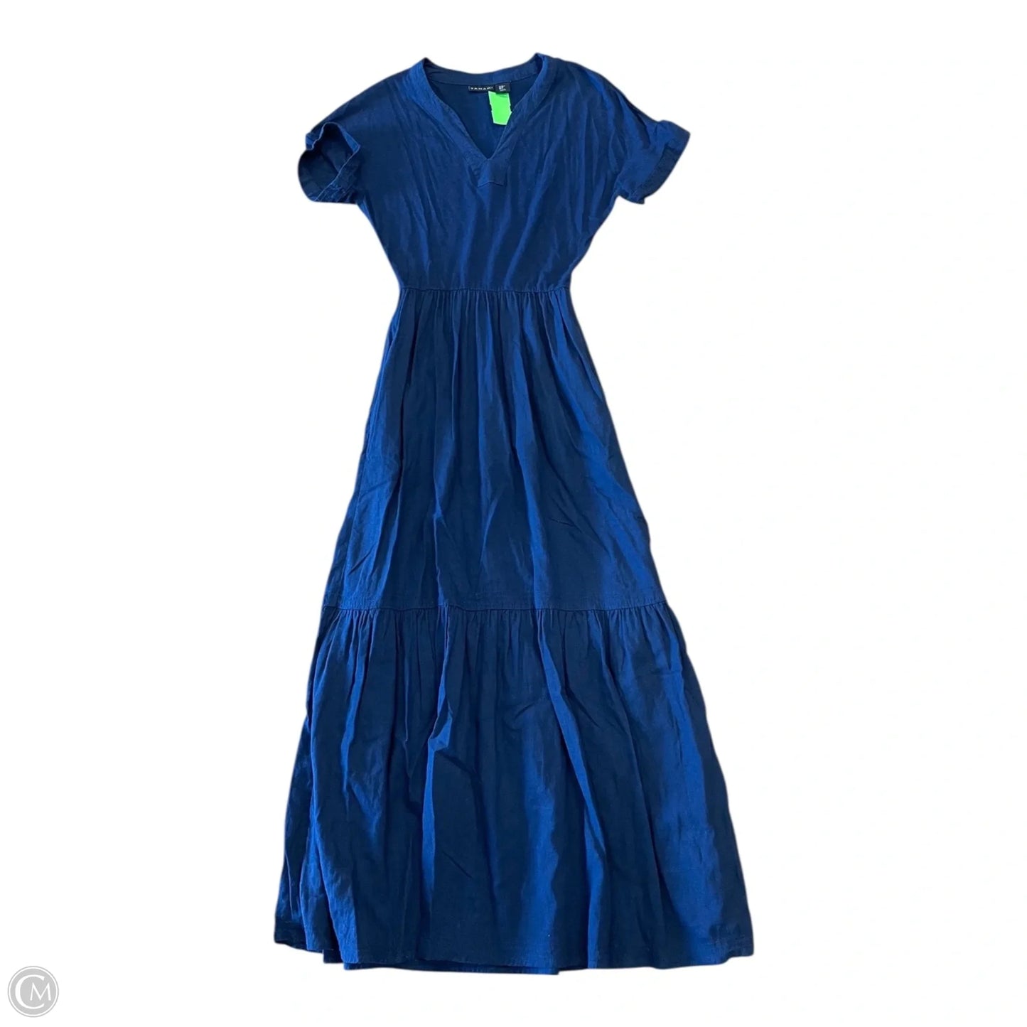 Dress Casual Maxi By Tahari In Navy, Size: M