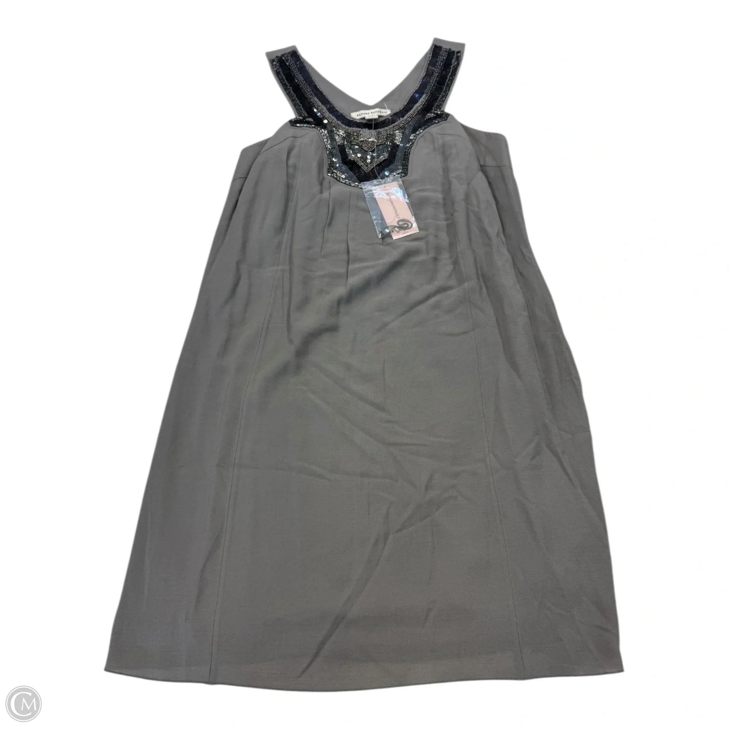 Dress Party Short By Banana Republic In Grey & Silver, Size: 6p