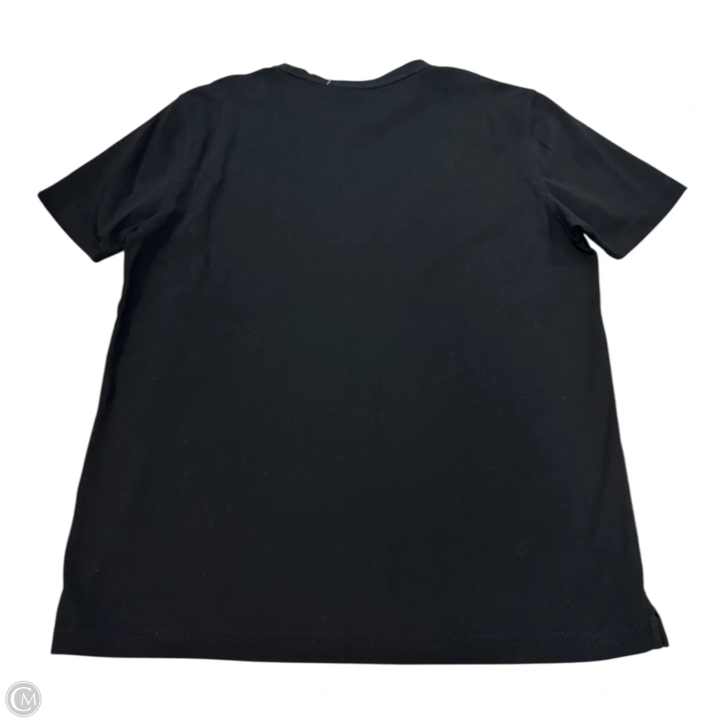Top Short Sleeve Basic By Clothes Mentor In Black, Size: L