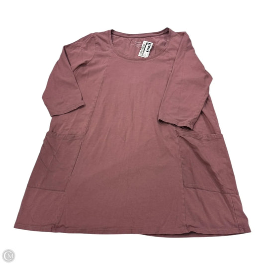 Top 3/4 Sleeve By Pure Jill In Mauve, Size: S