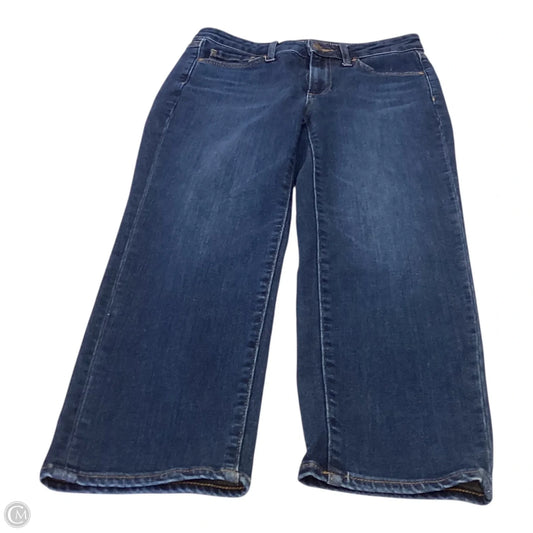 Jeans Straight By Chicos In Blue Denim, Size: 0