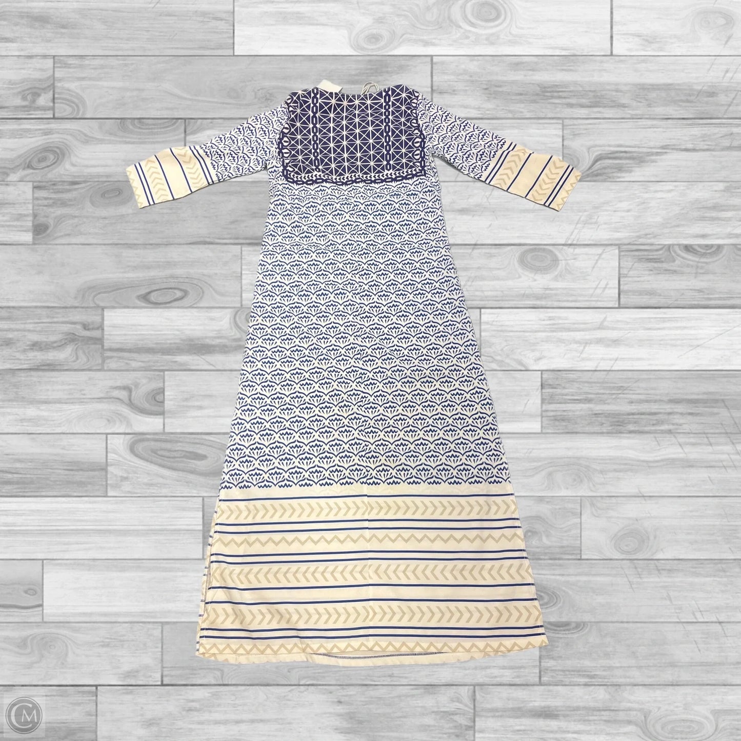 Dress Casual Maxi By Clothes Mentor In Nautical Print, Size: S