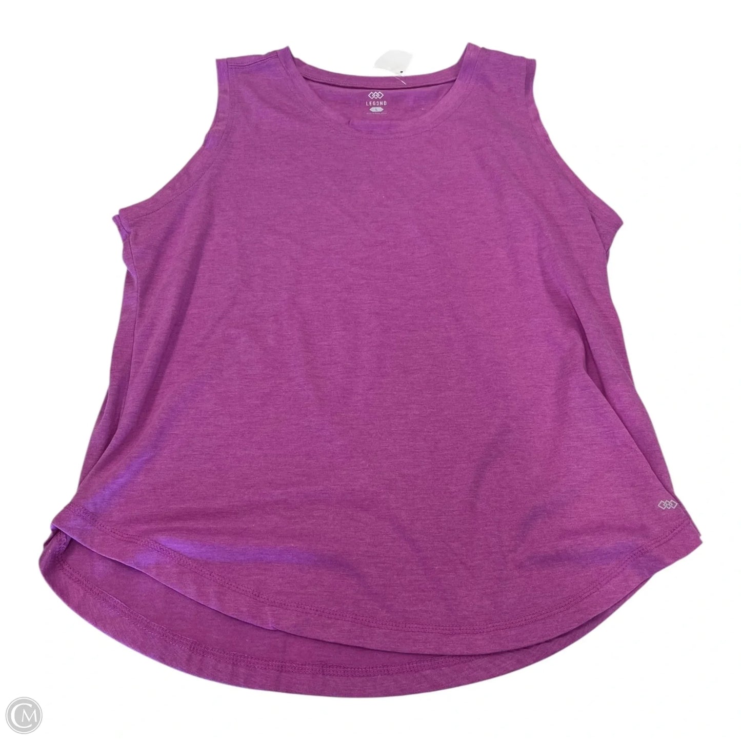 Athletic Tank Top By Clothes Mentor In Purple, Size: L
