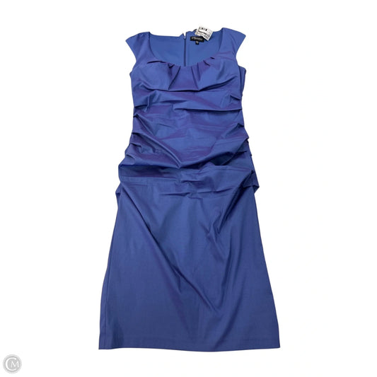 Dress Party Midi By Sangria In Blue, Size: 8