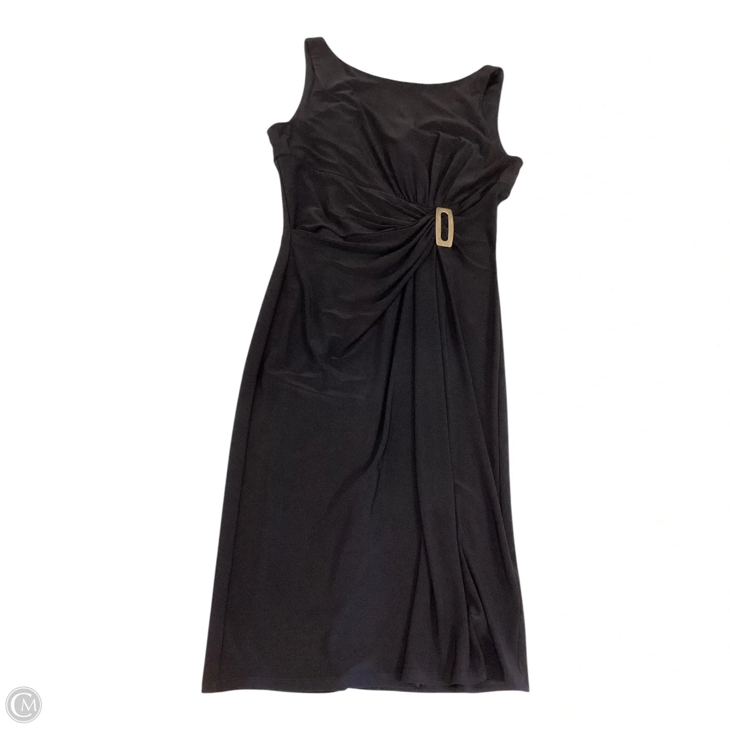 Dress Party Midi By Chaps In Black, Size: M