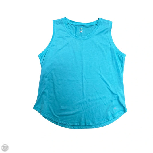 Athletic Tank Top By Clothes Mentor In Teal, Size: L