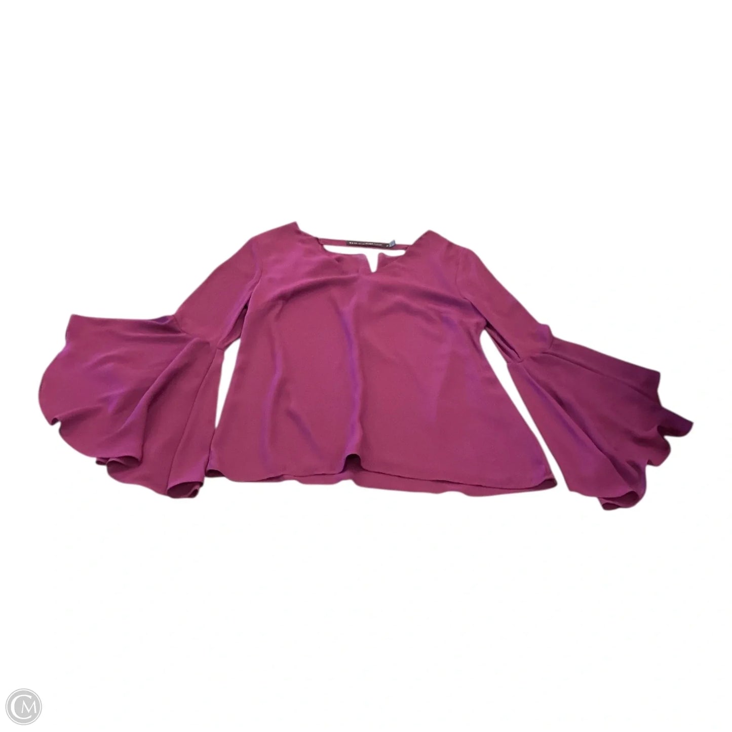 Top 3/4 Sleeve By White House Black Market In Purple, Size: 2