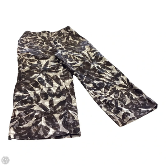 Capris By Chicos In Brown & Cream, Size: S
