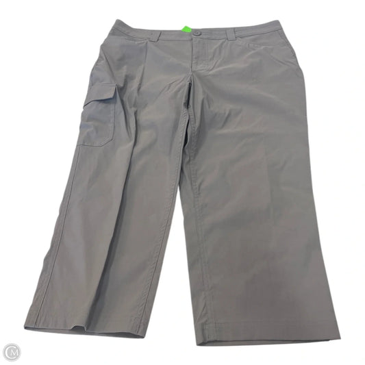 Capris By Eddie Bauer In Grey, Size: 14