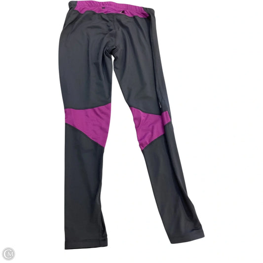 Athletic Pants By Hind In Grey & Purple, Size: L