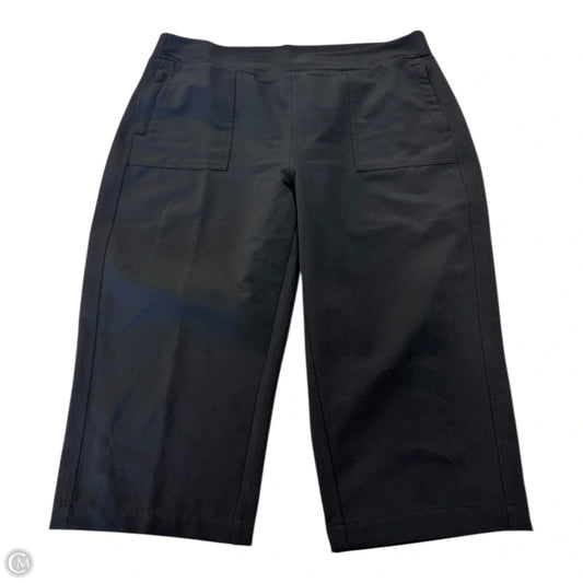 Capris By 32 Degrees In Black, Size: L
