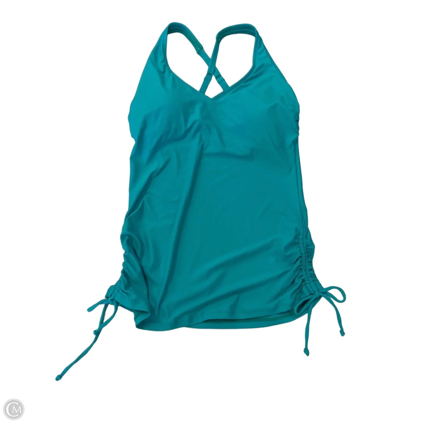 Swimsuit Top By Catalina In Teal, Size: M