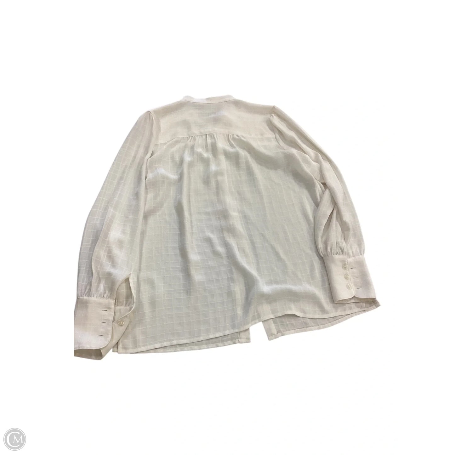 Top Long Sleeve By Loft In Cream, Size: Xsp