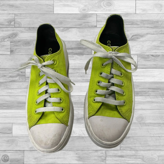 Shoes Sneakers Platform By Converse In Green, Size: 7