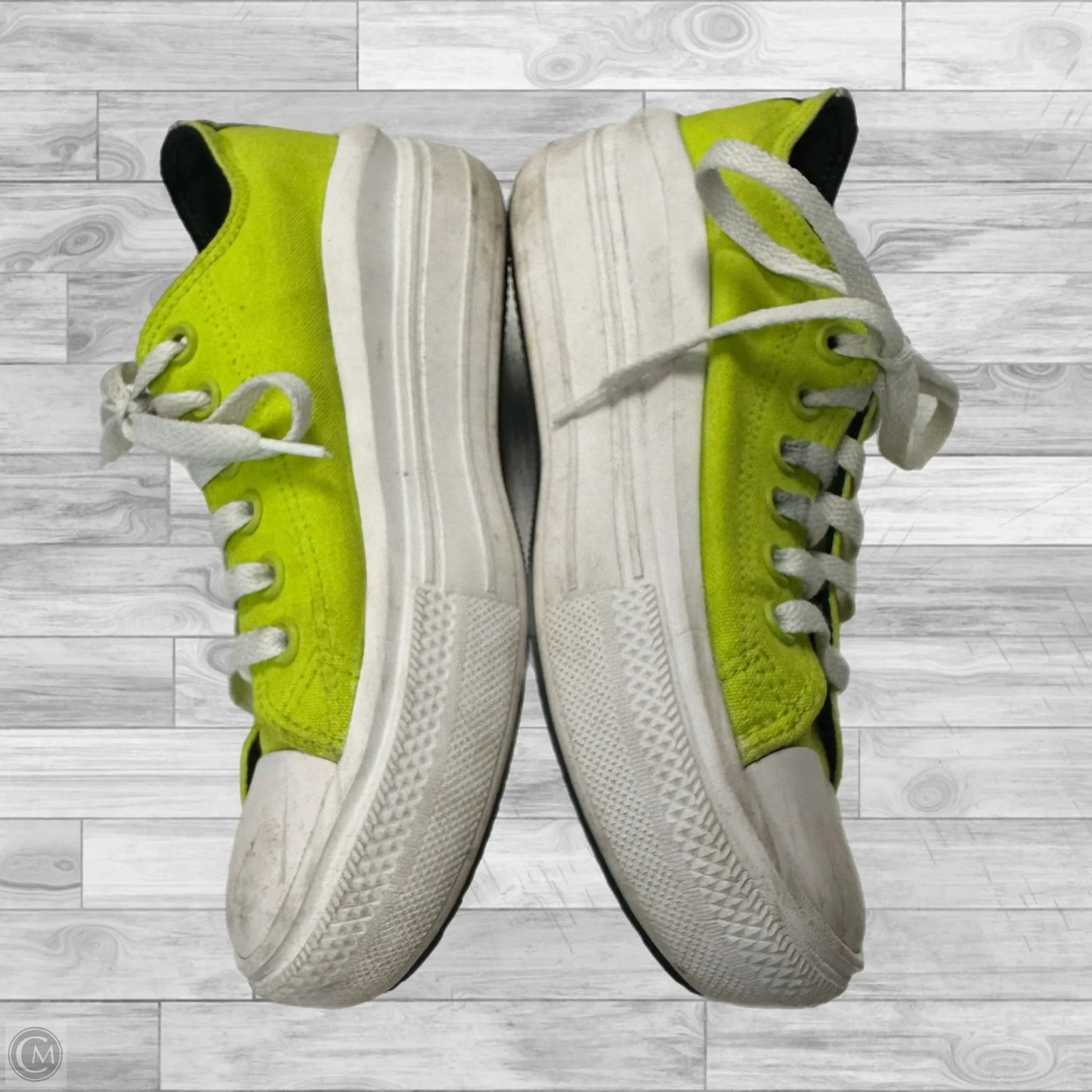 Shoes Sneakers Platform By Converse In Green, Size: 7