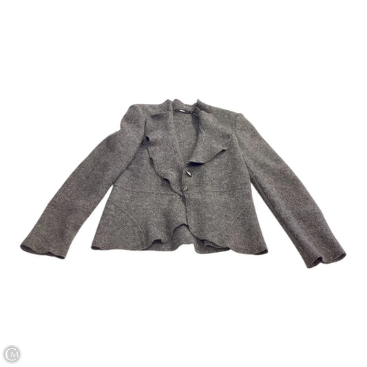 Blazer By Clothes Mentor In Grey, Size: M