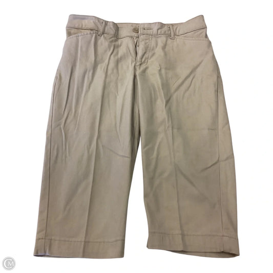 Capris By St Johns Bay In Tan, Size: 10p
